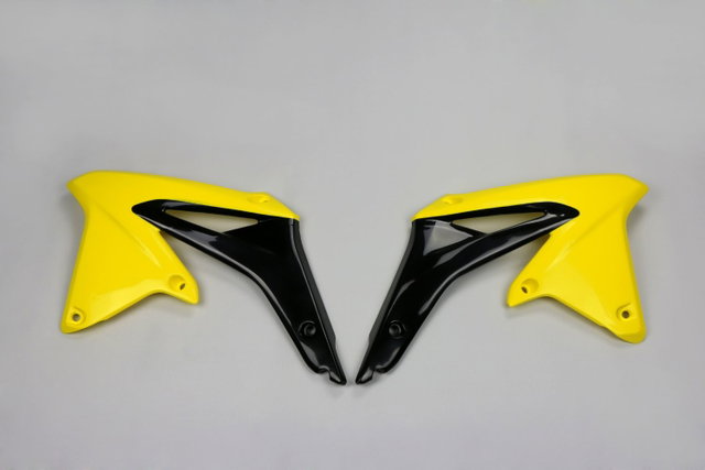 Coques de Radiateur Suzuki RMZ 450 (08-17) jaunes et noirs* SU04927-102