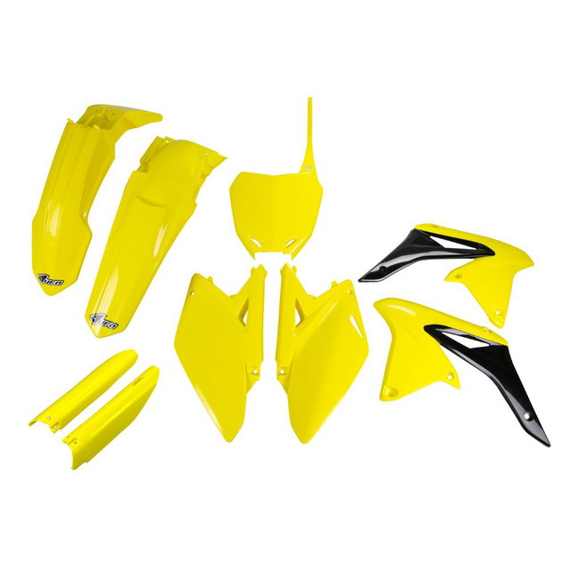 Kit plastiques Suzuki RMZ 250 (10-18) - couleur jaune SUKIT411F-102