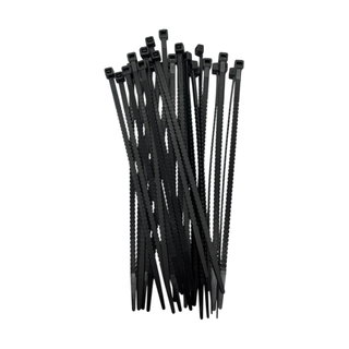 Colliers nylon réutilisables NRTeam 4,6 x 200 mm noires