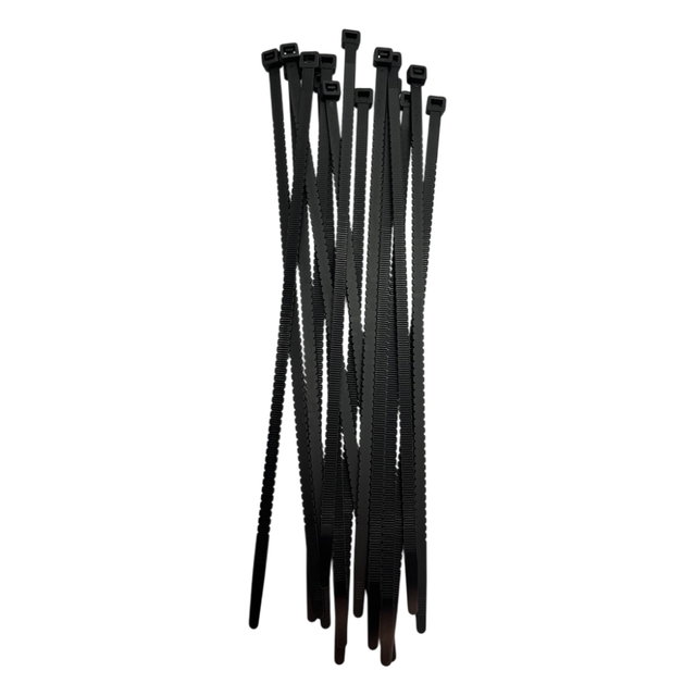 Colliers nylon réutilisables NRTeam 8 x 360 mm noires TCTN.360