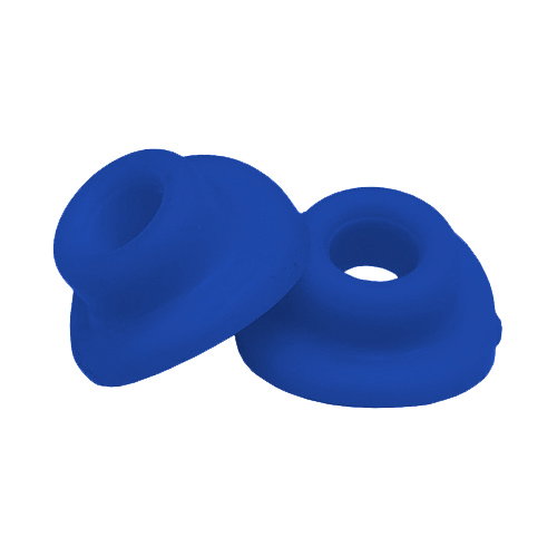 Paire de joints caoutchouc de valve de chambre à air bleu VRSL.B