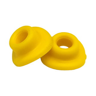 Paire de joints caoutchouc de valve de chambre à air jaunes Paire de joints caoutchouc de valve de chambre à air jaunes