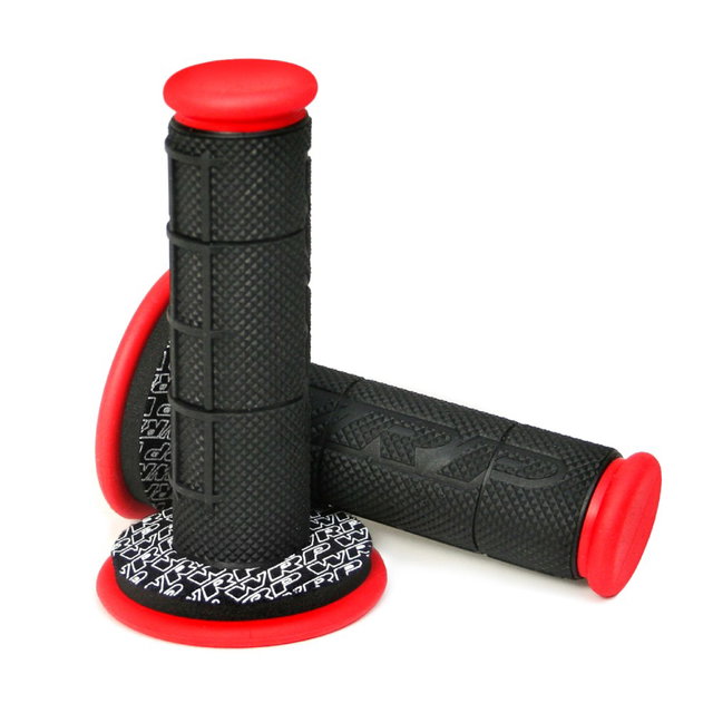 Paire de poignées WRP e donut - rouge noir WDG-8160
