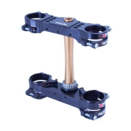 Tés de fourche X-Trig ROCS Triumph TF 250 X (24-26) Tech noir X40601006