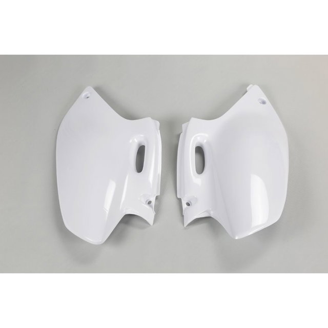 Plaques latérales porte-numéro Yamaha YZ 250 F (01-02) blancs* YA03811-046