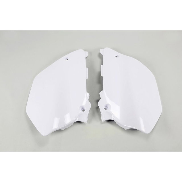 Plaques latérales porte-numéro Yamaha YZ 125 (02-05) blancs* YA03847-046