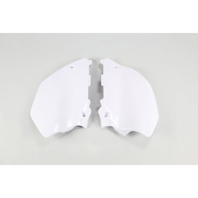 Plaques latérales porte-numéro Yamaha YZ 250 (06-14) blancs* YA03878-046