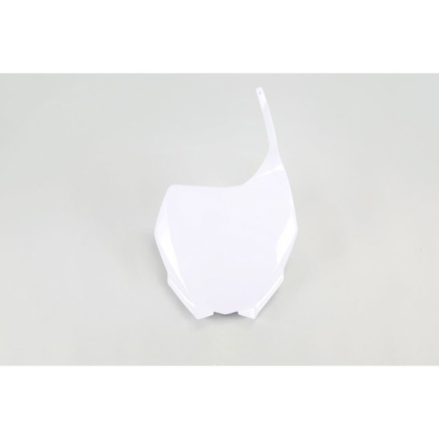 Plaque numéro avant Yamaha YZ 125 (06-14) blanche* YA03880-046