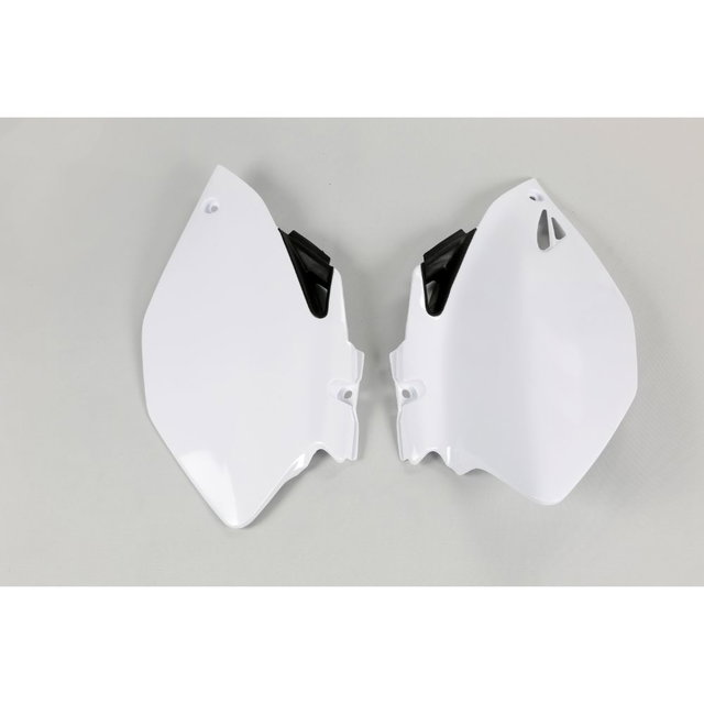 Plaques latérales porte-numéro Yamaha YZ 250 F (06-09) blancs e noirs* YA03883-046