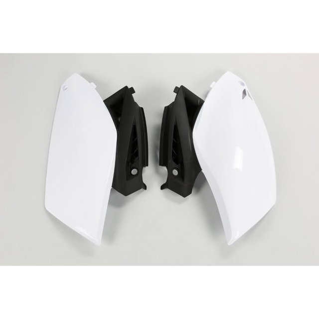 Plaques latérales porte-numéro Yamaha YZ 250 F (10-13) blancs e noirs* YA04812-046