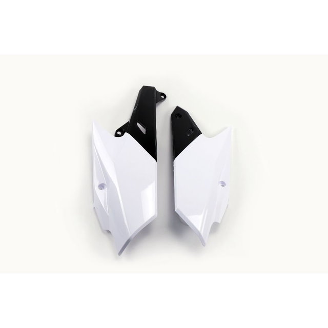 Plaques latérales porte-numéro Yamaha WR 450 F (16-18) blancs e noirs* YA04839-046