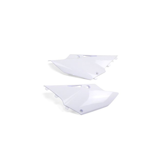 Plaques latérales porte-numéro Yamaha YZ 250 (15-21) blancs* YA04842-046